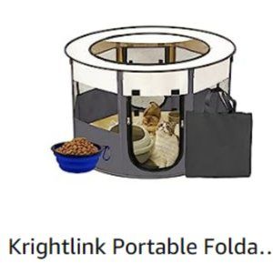 Portable Foldable Pet Playpen for Small Dog and Cat